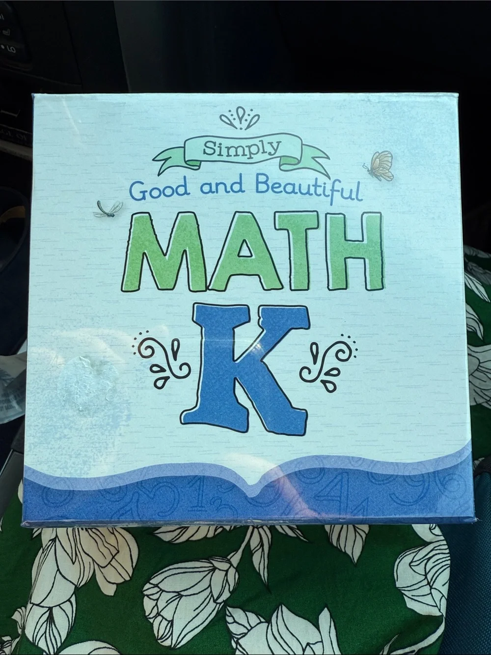 Simply Good and Beautiful Math K Preschool Puzzle Game - Blue & Green